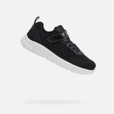Produktbild von Geox Schwarze Mädchen-Sneaker Aril 29