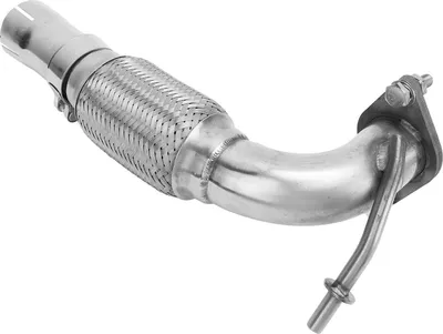 Zdjęcie produktu dla Elastyczna rura wydechowa ze stali nierdzewnej, wysokowydajny kolektor wydechowy, zamiennik katalizatora do Fiesta 1.0 Ecoboost MK7 MK7.5 od 2008 do 2016 r.