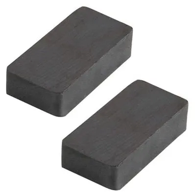 Rechteckiger Ferritmagnet 40x20x10 mm, 2 Stück