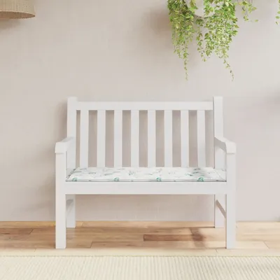 Obrázok produktu pre vidaXL Poťah na záhradnú lavičku, vzor listov, 100x50x3 cm, materiál Oxford
