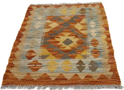 Produktbild von Originaler, handgefertigter Teppich aus Afghanistan, 59 x 52 cm