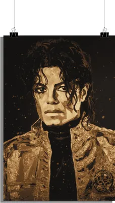 Produktbild von Musik Poster - Michael Jackson Poster - Porträt - Legende der Musik Poster - 51x71cm - Perfekt zum Einrahmen