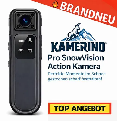 Obrázek produktu pro Kamerino™ Pro SnowVision Akční kamera Lyžování Snowboarding Outdoorová kamera Full HD Mini