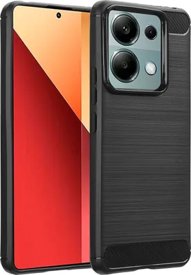 Obrázok produktu pre imoshion Kartáčovaný zadný kryt pre Xiaomi Redmi Note 13 Pro (5G) / Poco X6 - Black