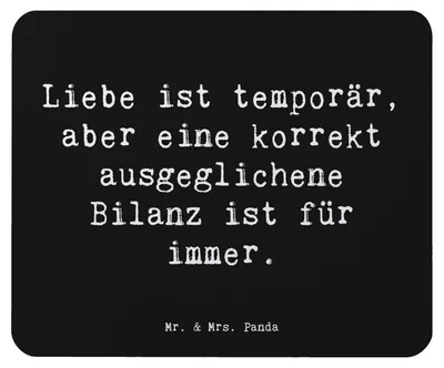 Produktbild von Mr. & Mrs. Panda Mauspad Spruch Buchhalter Weisheit - Schwarz - Geschenk, Bilanz, laptop mousepad, Berufsprodukte, Liebe, Präzision, Mouse Pad, Rechnungswesen, Finanzen