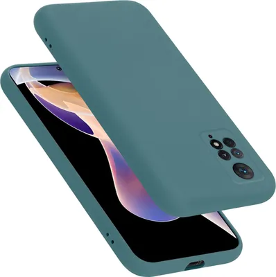 Produktbild von Cadorabo Schutzhülle für Xiaomi RedMi NOTE 11 PRO 4G / 5G Hülle in Grün Handyhülle Case Cover TPU Etui