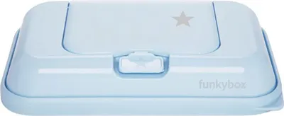 Produktbild von Funkybox Tissue Box To Go Blauer kleiner Stern