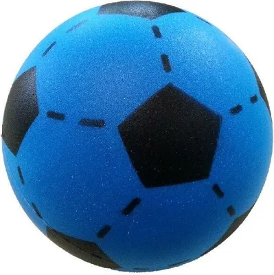 Productafbeelding van Bal - Voetbal - Schuimrubber - Blauw
