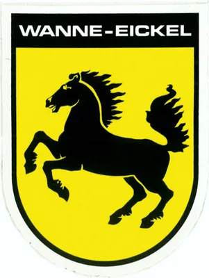 Produktbild von Aufkleber Wappen Wanne-Eickel 115 x 90 mm