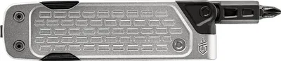 Imagen del producto de Herramienta multifunción Gerber con 7 funciones, cuchillo con hoja lisa, sistema de bloqueo LockDown, acero inoxidable/5Cr15MoV, color plateado, modelo 31-003705