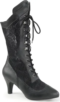 Zdjęcie produktu dla DIVINE-1050 Botki damskie Pleaser Pink Label, Czarny EU 42, US 12