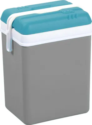 Produktbild von EDA Kühlbox Kunststoff 15 Liter grau / lagunenblau