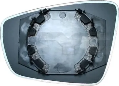 Produktbild von TYC Spiegelglas Außenspiegel Links für VW Polo Schrägheck (6R1, 6C1) Asphärisch 337-0182-1