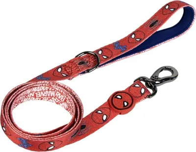 Image de Laisse pour chien Spider-Man rouge
