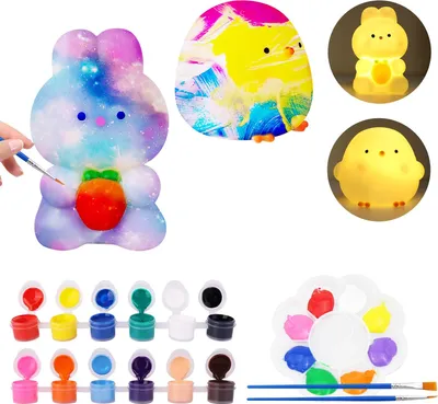 Produktbild von Ostern Geschenk DIY Kit mit Nachtlicht Malerei für Kinder 3-14 Jahre alt