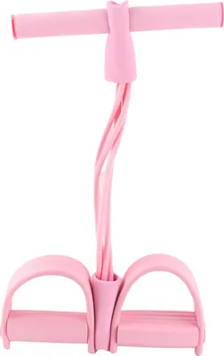 Obrázek produktu pro 4 Tube Elastický tahový provaz Sit Up Training Pedal Resistance Band Jóga Stretching Fitness EquipmentPink
