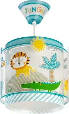 Produktbild von Deckenleuchte Kinderzimmer My Little Jungle mit Leuchteffekt in der Dunkelheit höhenverstellbar