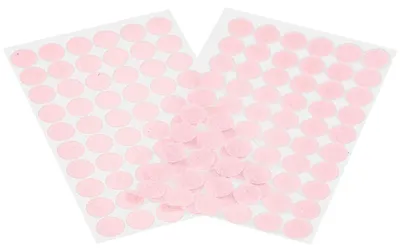 Klettband-Punkte, Klebepunkte, 15mm, rosa