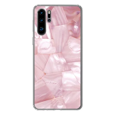 Produktbild von MuchoWow® Handyhülle Schutzhülle Hülle für Huawei P30 Pro Naturstein - Perlmutt - Luxus Silikon Softcase Handy Hülle - Schutzdeckel