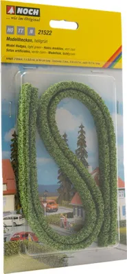 Produktbild von NOCH® Modellhecken, grün, 2 Stück, je 50 cm lang für die Spurweiten H0, TT, N perfekt auch zum Basteln und DIY