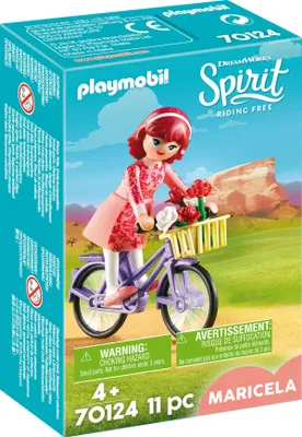 Produktbild von PLAYMOBIL Riding Free Maricela mit Fahrrad 70124