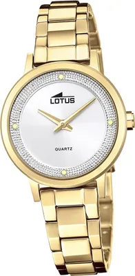 Produktbild von Lotus Edelstahl Damen Uhr Armbanduhr gold Elegant Classic D2UL18893/1