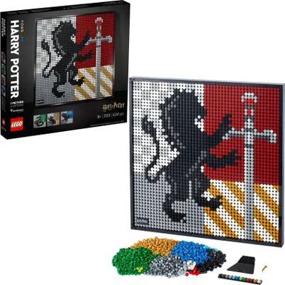 Produktbild von LEGO 31201 Art Harry Potter Hogwarts Wappen Set, DIY Puzzle für Erwachsene