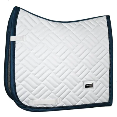 Produktbild von Equestrian Stockholm Schabracke Dressur Modern White Navy Dressurschabracke Full