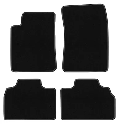 Image de Tapis de sol en moquette pour SsangYong Kyron 2005-2014 (SUV) – jeu 4 pièces, noirs, sur mesure – Wielganizator BASIC