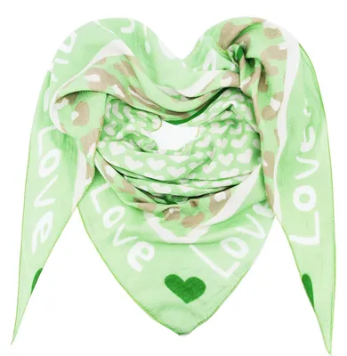 Immagine prodotto di Omgoods - Sciarpa triangolare oversize in 100% cotone da donna