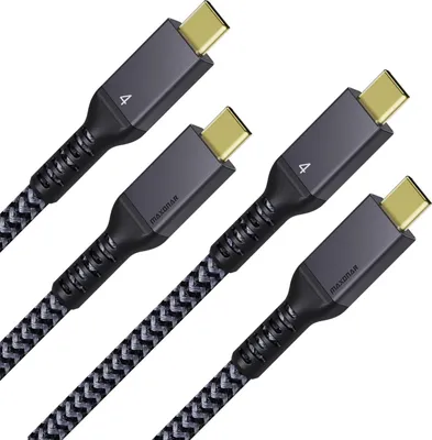 Immagine prodotto di Thunderbolt 4 Cable Maxonar 1.6 m 2 pieces 40Gb/s 100W 8K USB4 USB-C