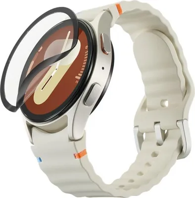Zdjęcie produktu dla Hama 00210963, Ochraniacz ekranu zegarka, Samsung, Galaxy Watch8, Przetworzony politereftalan etylenu (rPET), Odporny na uderzenia, Odporny na zadrapania, 0,22 mm