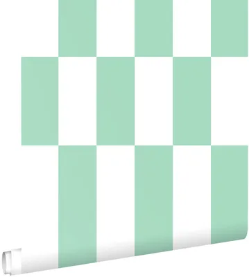 Produktbild von ESTAhome Tapete Streifen Mintgrün und Weiß 50 x 900 cm