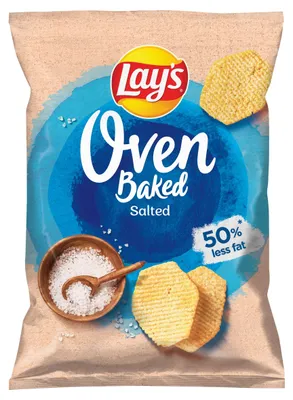 Zdjęcie produktu dla Chipsy Lay's Oven Baked o smaku solonym 110 g