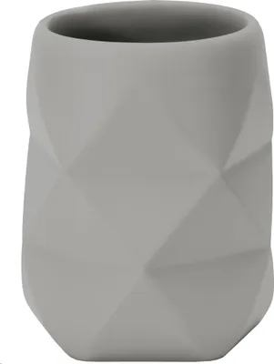 Produktbild von Kleine Wolke Zahnputzbecher CRACKLE Platinfarben