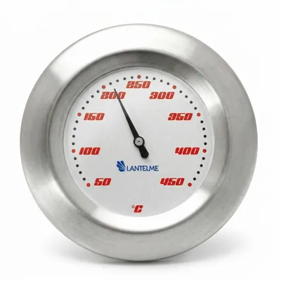 Produktbild von Edelstahl 460°C Grillthermometer zum Einbau am Grilldeckel oder Smoker am Deckel Analog Thermometer Grill Garraum Grillzubehör