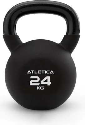 Produktbild von ATLETICA Kettlebell | 24kg | hochwertiger Look & Feel | doppelt Neopren beschichtet