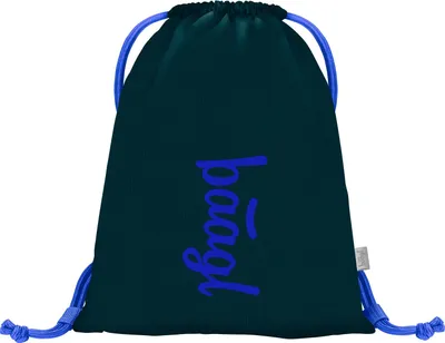 Produktbild von Baagl Turnbeutel Sportbeutel Schuhbeutel für Jungen Teenager - Logo Blau