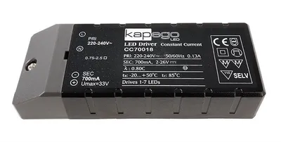 Immagine prodotto di Alimentatore LED Kapego 18W, 700mA