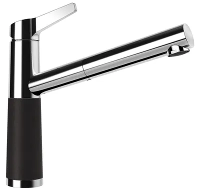 Produktbild von SCHOCK Niederdruck Armatur SC-510 in NERO mit Brauseauslauf / CRISTALITE® Basic Line