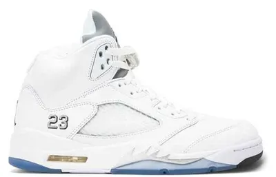 Produktbild von Air Jordan 5 Retro Metallic White - EU: 44