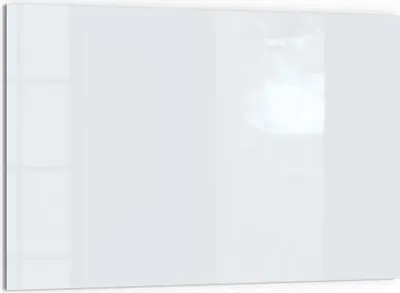 Produktbild von DEQORI Küchenrückwand Glas 60x40 cm 'Hellgrau' Spritzschutz Bad Rückwand Küche