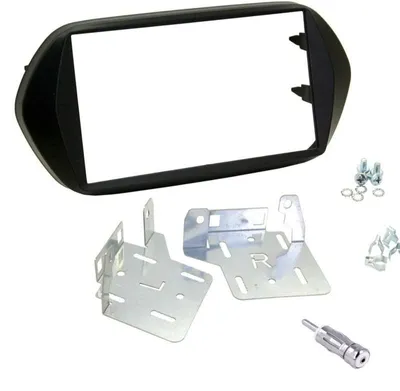 2-DIN Radioblende für Fiat Tipo 2015-2020, schwarz