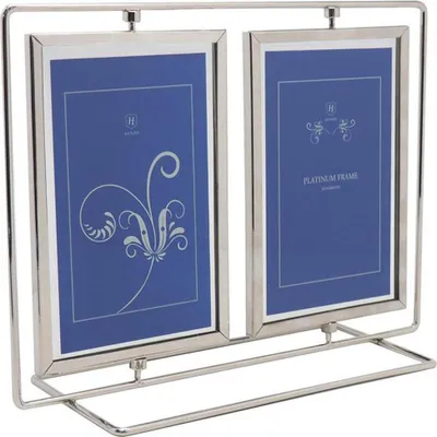 Produktbild von Henzo Platinum Double Swing Bilderrahmen 10x15 cm Silber