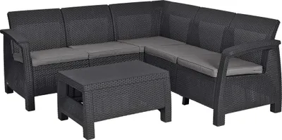 Produktbild von Garten-Set Korfu Relax-Set - Graphit