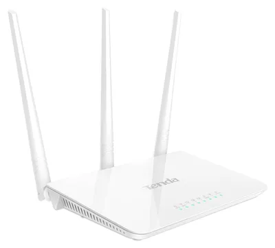 Produktbild von Tenda F3, Wi-Fi 4 (802.11n), Ethernet/LAN, Weiß, Tabletop-Router