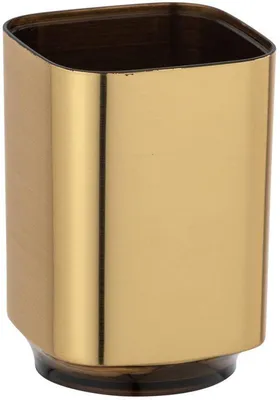 Immagine prodotto di Bicchiere di plastica color oro 7x10x7 cm