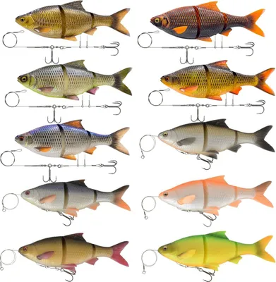 Produktbild von Savage Gear 3D Linethru Roach Gummifisch, Farbe:Black, Länge / Gewicht /Schwimmverhalten:25cm / 216g / Sinkend