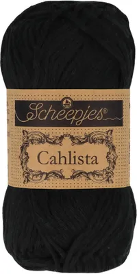 Produktbild von Scheepjes Cahlista 50g (110) Jet Black