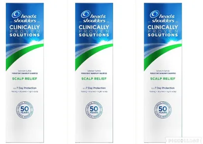 Produktbild von Head & Shoulders Scalp Relief 7 day protection Persistent Dandruff Shampoo 3 x 250ml